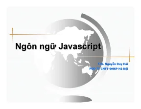 Hướng Dẫn Toàn Diện Về Ngôn Ngữ Javascript