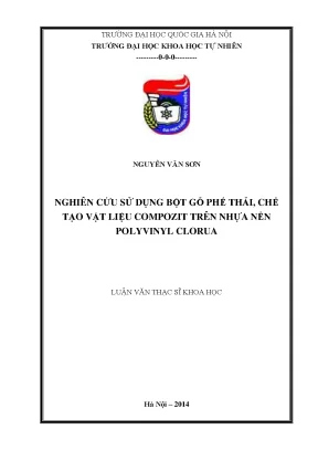 Nghiên cứu chế tạo vật liệu compozit từ bột gỗ phế thải