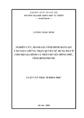 Đánh Giá Đăng Ký Cấp Giấy Chứng Nhận Quyền Sử Dụng Đất