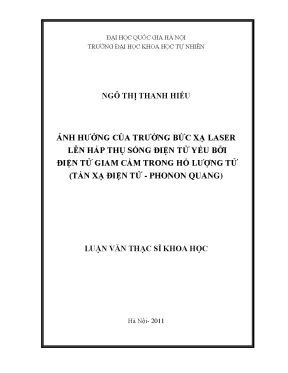 Ảnh hưởng của trường bức xạ laser đến hấp thụ sóng điện