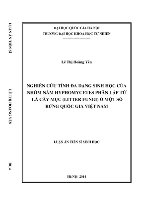 Nghiên cứu đa dạng sinh học nấm Hyphomycetes từ lá cây