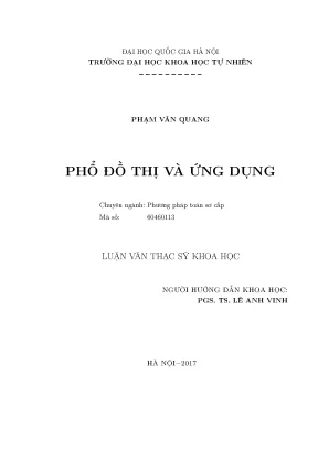 Phổ Đồ Thị và Ứng Dụng Trong Toán Học