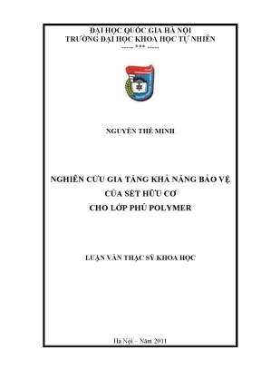 Nghiên cứu nâng cao khả năng bảo vệ của sét hữu cơ trong
