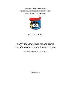 Mô Hình Phân Tích Chuỗi Thời Gian và Ứng Dụng Trong Khoa Học