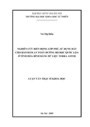 Nghiên cứu biến động lớp phủ sử dụng đất và an toàn