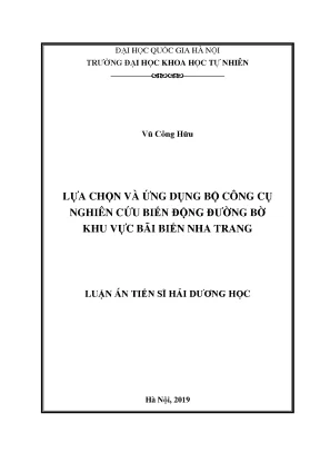 Nghiên cứu biến động đường bờ bãi biển Nha Trang: Lựa 