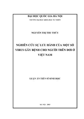 Nghiên cứu virus gây bệnh cho người từ dơi ở Việt Nam