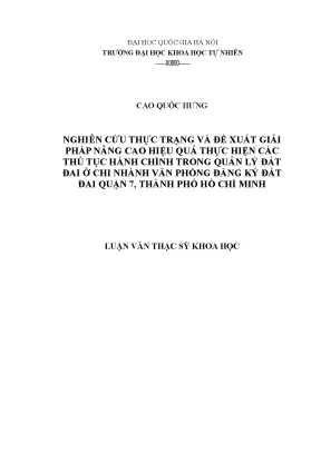 Nâng cao hiệu quả thực hiện thủ tục hành chính trong