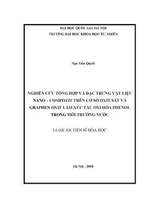 Nghiên cứu vật liệu nano compozit oxit sắt và graphen