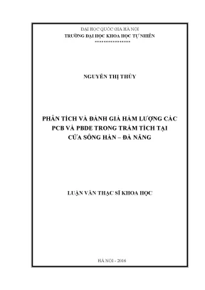 Phân Tích và Đánh Giá PCB, PBDE Trong Trầm Tích Sông Hàn