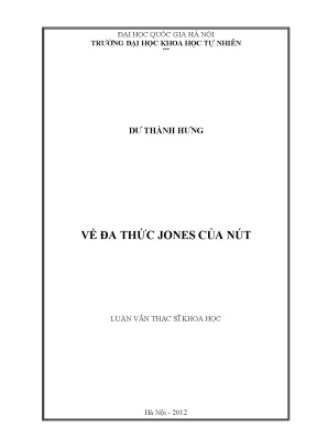 Nghiên cứu Đa thức Jones trong Lý thuyết Nút
