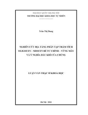 Nghiên cứu địa tầng trầm tích Oligocen - Miocen bể Tư 