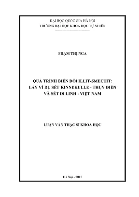 Biến Đổi Illit-Smectit: Nghiên Cứu Sét Kinnekulle Thụy 