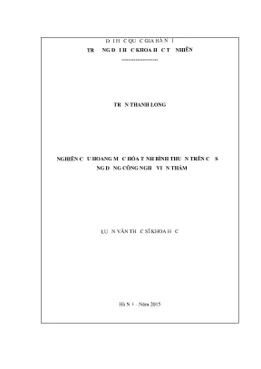 Nghiên Cứu Chỉ Số Chất Lượng Nước (WQI) Tại Tỉnh Thái Nguyên