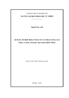 Nâng cao chất lượng tài liệu địa chấn biển nông bằng tổ 