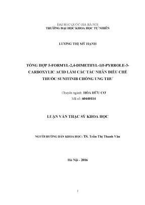 Tổng hợp 5-Formyl-2,4-Dimethyl-1H-Pyrrole-3-Carboxylic