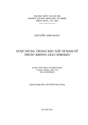 Lược đồ Đa Thang Bậc Xấp Xỉ Hàm Số Trong Không Gian Sobolev