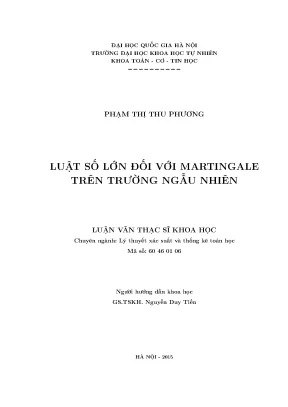 Luật Số Lớn và Martingale trên Trường Ngẫu Nhiên