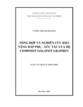 Nghiên cứu khả năng hấp phụ của hệ composit FeOx và oxit