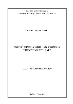 Định lý giới hạn trong lý thuyết martingale