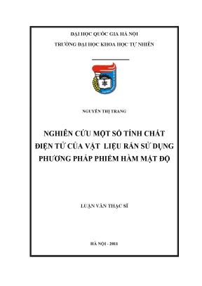 Nghiên cứu tính chất điện tử của vật liệu rắn TiO2 bằng