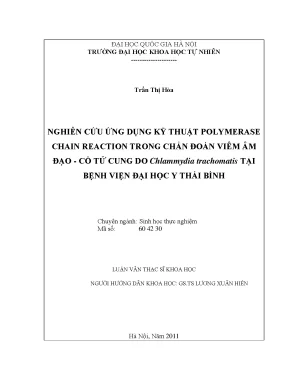 Nghiên cứu ứng dụng PCR trong chẩn đoán viêm âm đạo do
