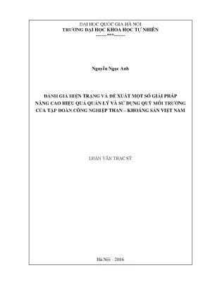 Giải pháp nâng cao hiệu quả quản lý quỹ môi trường của