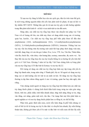 Phương Pháp Phát Hiện Methamphetamine Trong Mẫu Tóc Bằng