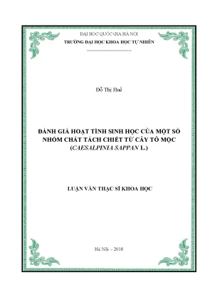 Đánh Giá Hoạt Tính Sinh Học Từ Cây Tô Mộc (Caesalpinia