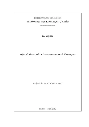 Tính Chất và Ứng Dụng của Mạng Petri trong Toán Học