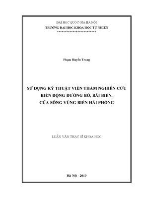 Nghiên cứu biến động đường bờ biển Hải Phòng bằng kỹ 