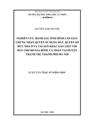 Đánh Giá Cấp Giấy Chứng Nhận Quyền Sử Dụng Đất Tại Huyện