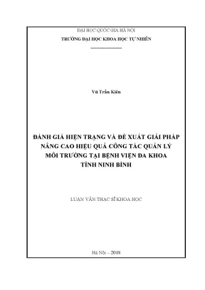 Giải pháp nâng cao hiệu quả quản lý môi trường tại bệnh