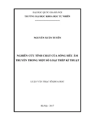 Nghiên cứu sóng siêu âm trong thép kỹ thuật