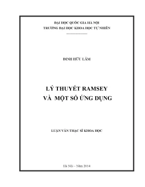 Lý Thuyết Ramsey và Ứng Dụng Trong Toán Học