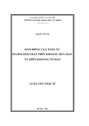 Hàm Riêng Toán Tử Sturm-Liouville Trên Khoảng Hữu Hạn Và
