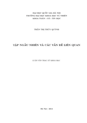 Nghiên cứu về tập ngẫu nhiên và ứng dụng trong lý thuyết