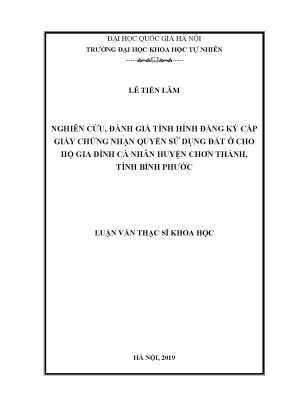 Đánh Giá Đăng Ký Cấp Giấy Chứng Nhận Quyền Sử Dụng Đất
