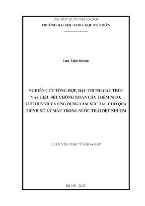 Nghiên cứu vật liệu sét chống titan cấy nitơ và lưu