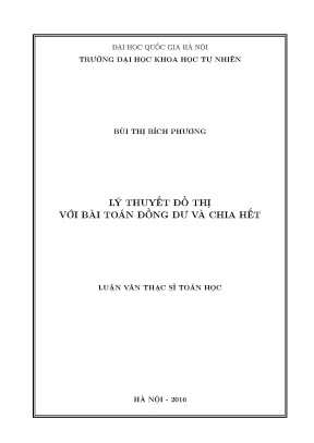 Lý thuyết đồ thị và bài toán đồng dư trong toán học