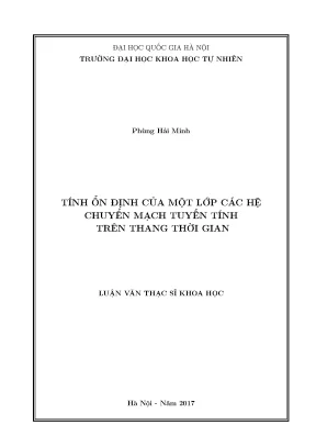 Tính ổn định của hệ chuyển mạch tuyến tính trên thang