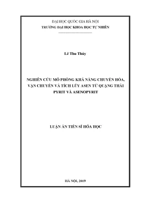 Nghiên cứu khả năng chuyển hóa và tích lũy asen từ quặng