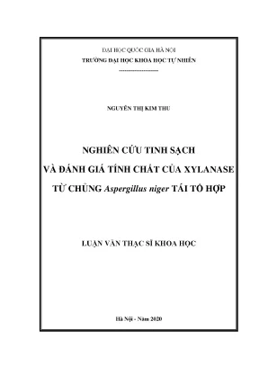 Nghiên cứu và đánh giá tính chất xylanase từ Aspergillus