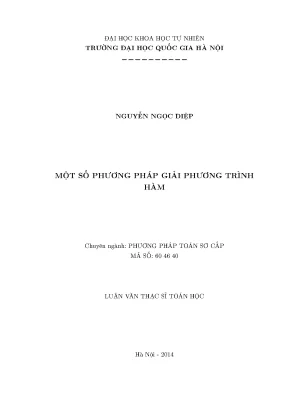 Phương Pháp Giải Phương Trình Hàm Hiệu Quả