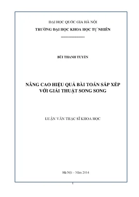 Nâng cao hiệu quả sắp xếp với giải thuật song song