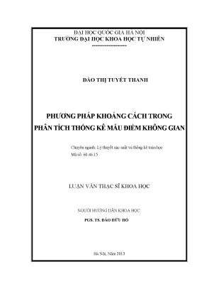 Phương Pháp Khoảng Cách Trong Phân Tích Thống Kê Mẫu
