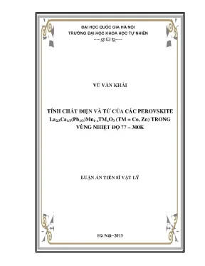 Tính Chất Điện và Từ của Perovskite