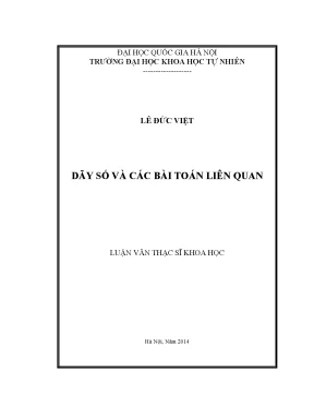 Dãy Số và Bài Toán Liên Quan: Phương Pháp và Ứng Dụng