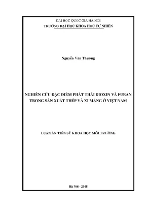 Nghiên cứu phát thải dioxin và furan trong sản xuất thép