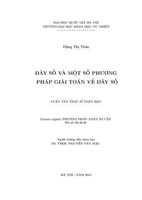 Phương Pháp Giải Toán Dãy Số: Hướng Dẫn Chi Tiết